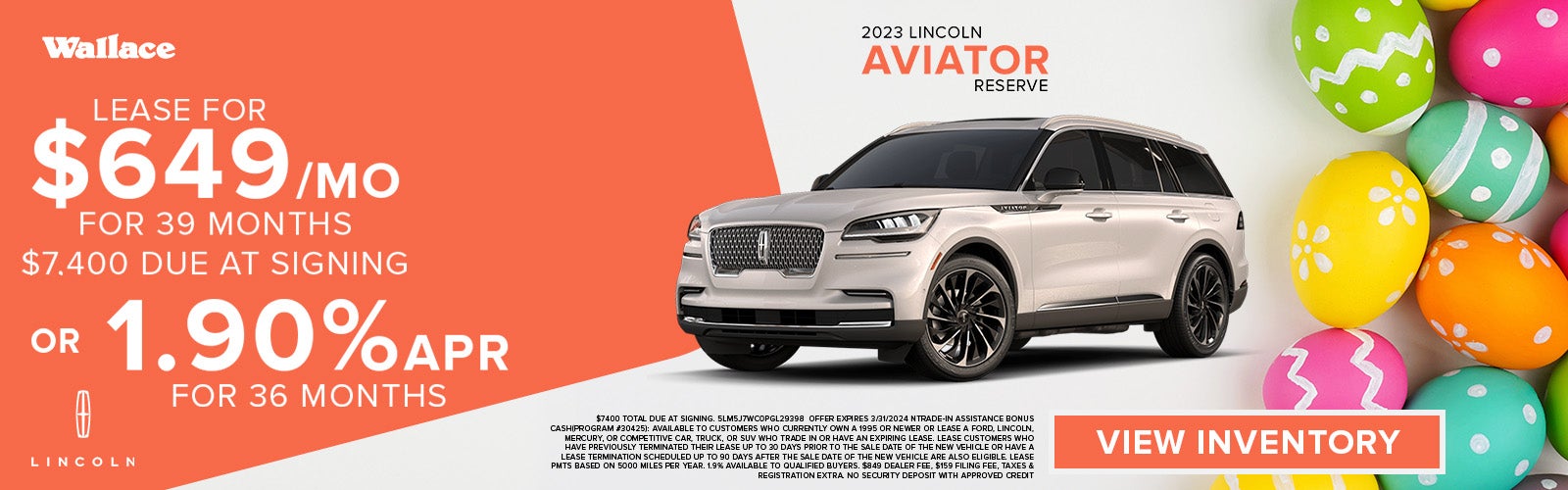 Lincoln Aviator Special Offer