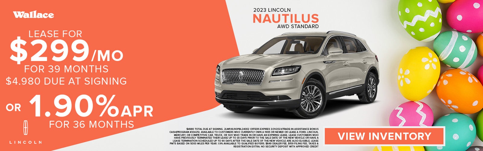Lincoln Nautilus Special Offer