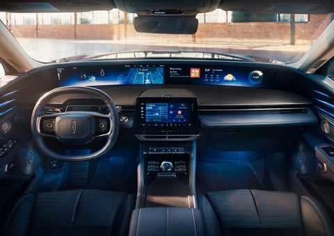 The panoramic display is shown in a 2025 Lincoln Nautilus® SUV. | Wallace Lincoln in Fort Pierce FL